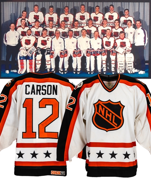 Jimmy Carsons 1989 NHL All-Star Game Campbell Conference Signed Game-Worn Jersey