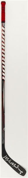 Mike Modanos 2010-11 Detroit Red Wings Signed Warrior Widow Game-Used Stick 