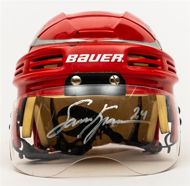 Sami Kapanen’s 2000 NHL All-Star Game Team World Signed Bauer Game-Worn Helmet