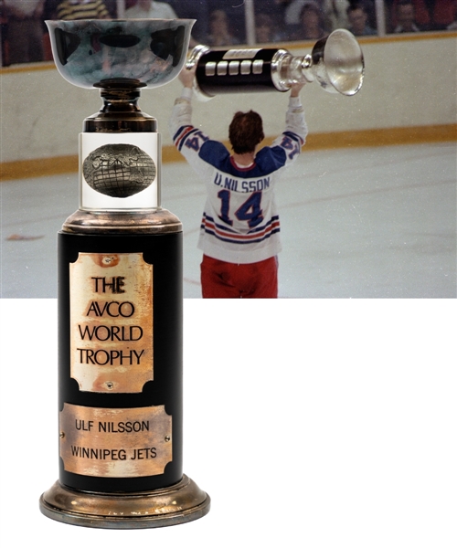 Ulf Nilssons 1977-78 Winnipeg Jets Avco Cup Championship Trophy from His Personal Collection with His Signed LOA (13)