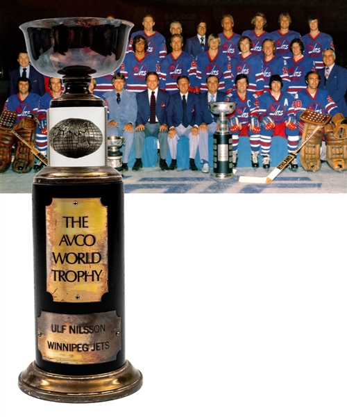 Ulf Nilssons 1975-76 Winnipeg Jets Avco Cup Championship Trophy from His Personal Collection with His Signed LOA (13)