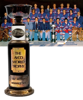 Ulf Nilssons 1975-76 Winnipeg Jets Avco Cup Championship Trophy from His Personal Collection with His Signed LOA (13)