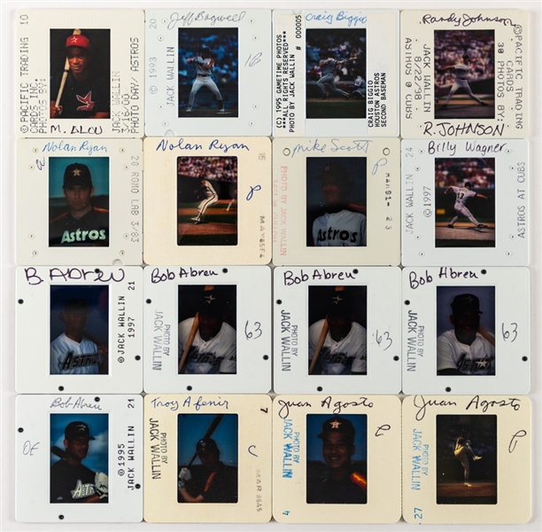 Houston Astros 1981 to 2000 35mm Colour Transparency Slide Collection of 400