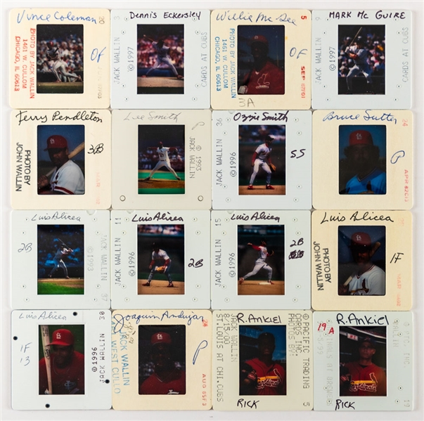 St. Louis Cardinals 1981 to 2000 35mm Colour Transparency Slide Collection of 465