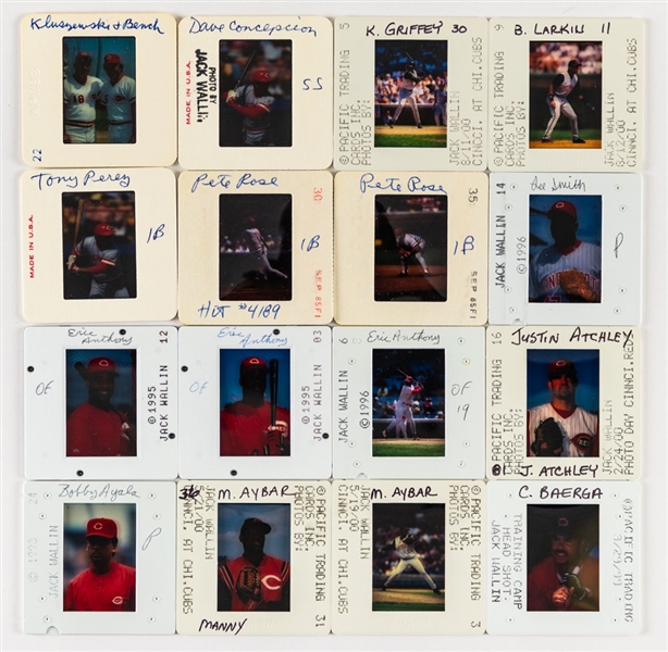 Cincinnati Reds 1981 to 2000 35mm Colour Transparency Slide Collection of 430