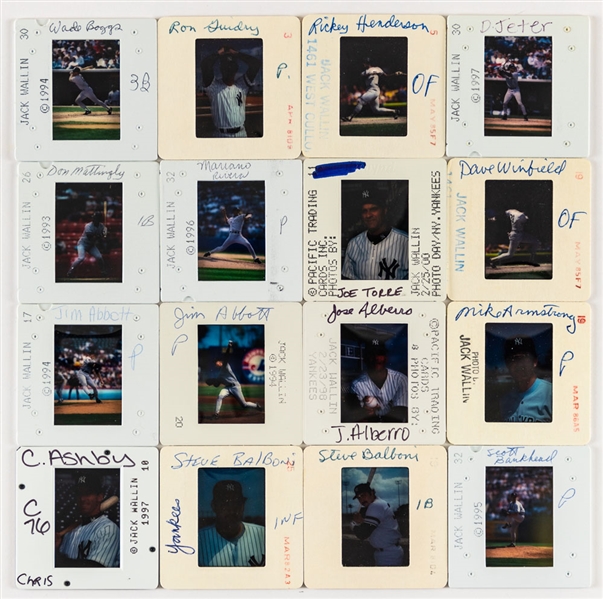 New York Yankees 1981 to 2000 35mm Colour Transparency Slide Collection of 400