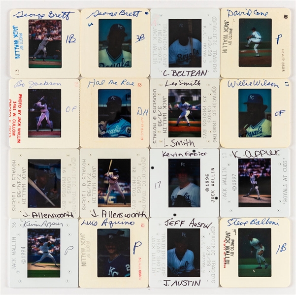 Kansas City Royals 1981 to 2000 35mm Colour Transparency Slide Collection of 330