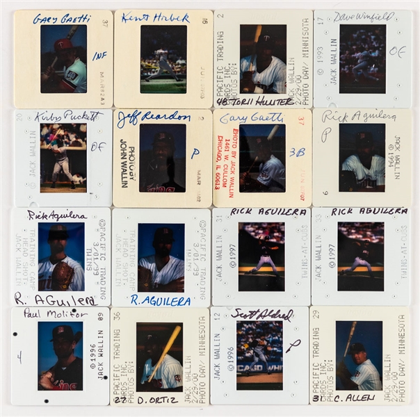 Minnesota Twins 1981 to 2000 35mm Colour Transparency Slide Collection of 330