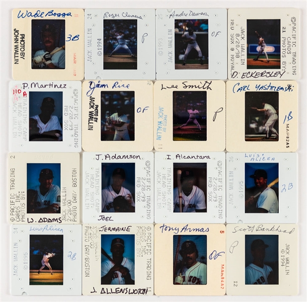 Boston Red Sox 1981 to 2000 35mm Colour Transparency Slide Collection of 330