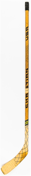 Dave Christians Early-1990s Boston Bruins Christian USA Game-Used Stick