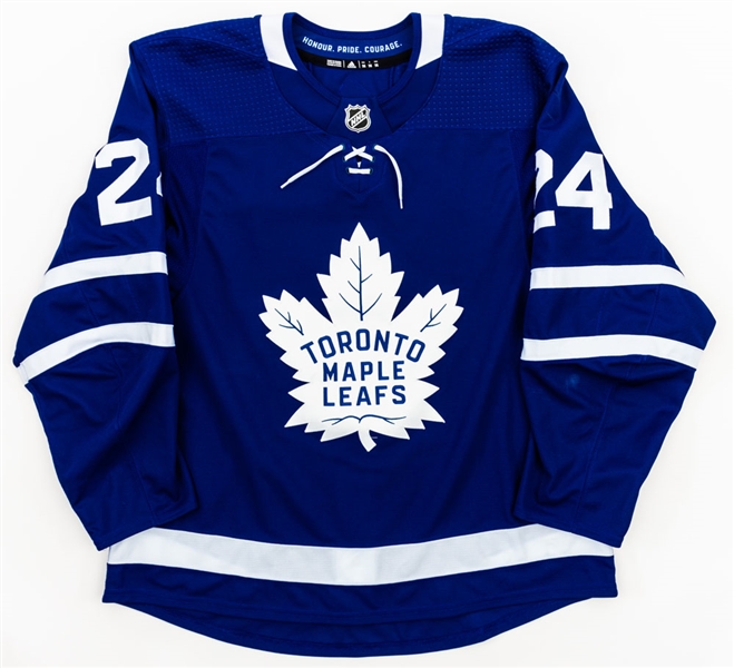 Kasperi Kapanens 2017-18 Toronto Maple Leafs Game-Worn Jersey with Team COA - Photo-Matched!