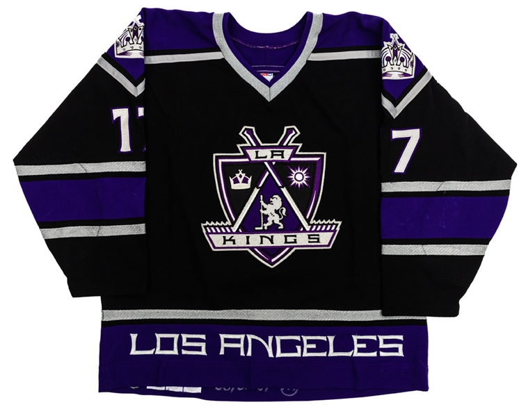 Tomas Vlasaks 2000-01 Los Angeles Kings Game-Worn Jersey with Team LOA