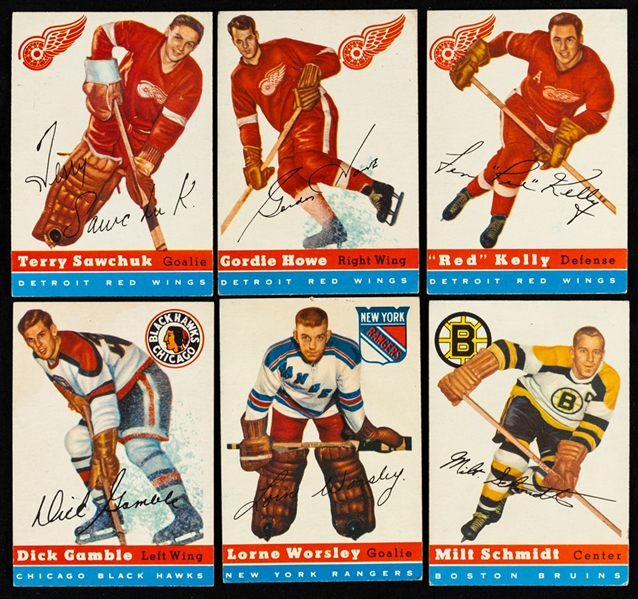 1954-55 Topps Hockey Complete 60-Card Set