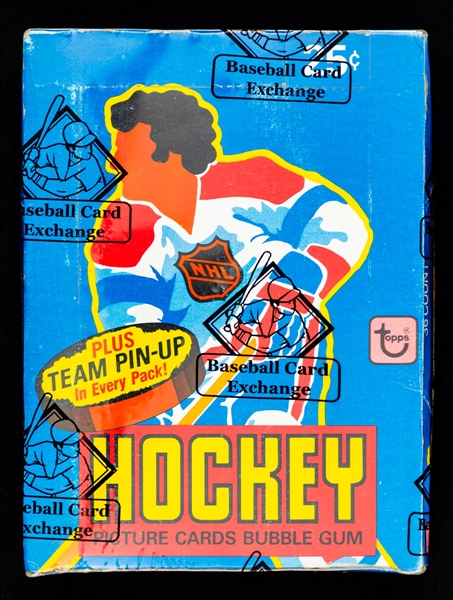 1980-81 Topps Hockey Wax Box (36 Unopened Packs) - BBCE Certified – Ray Bourque Rookie Card Year! Plus Numerous Wayne Gretzky 2nd Year Cards