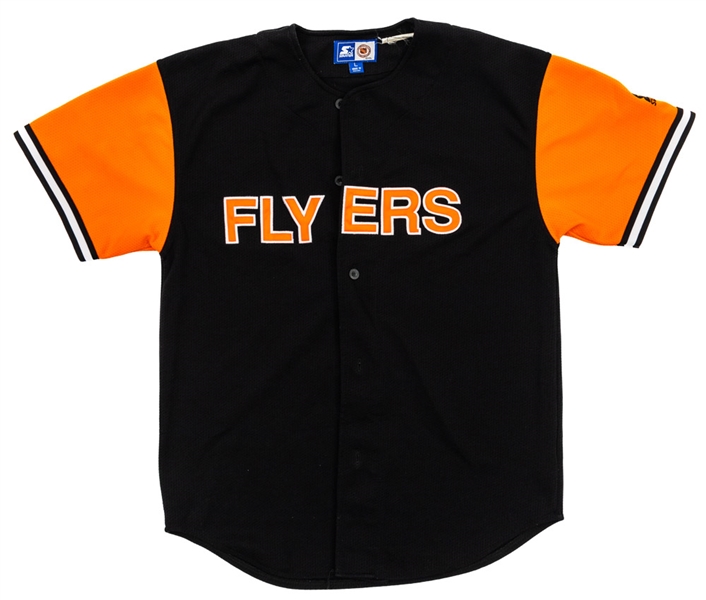 John LeClair’s Mid-1990s Philadelphia Flyers Game-Worn Softball Jersey 