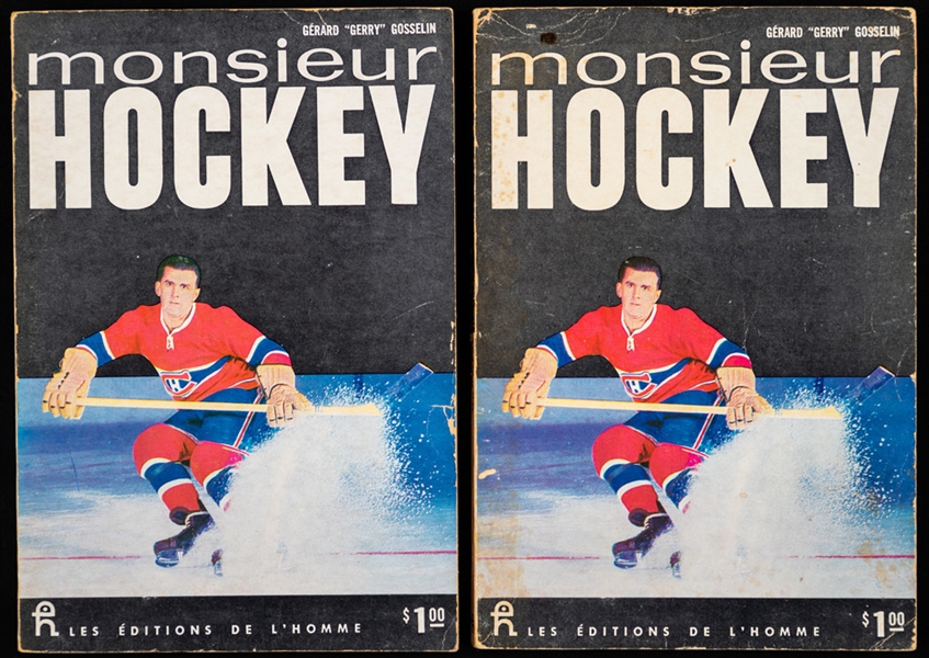 Maurice Richard / Montreal Canadiens 1950s and 1960s Hockey Books/Publications (11)