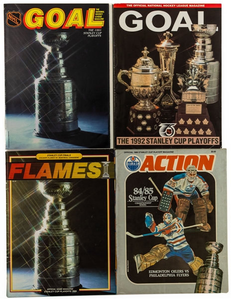 1984-85 to 1998-99 Stanley Cup Finals Program Collection of 11
