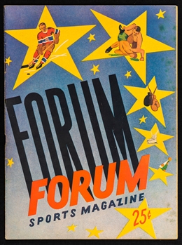 April 16th 1953 Stanley Cup Finals Game #5 Montreal Forum Program - Montreal Canadiens vs Boston Bruins - Signed by 7 Including Irvin, Harvey, Blake and Selke - Cup-Winning Game!