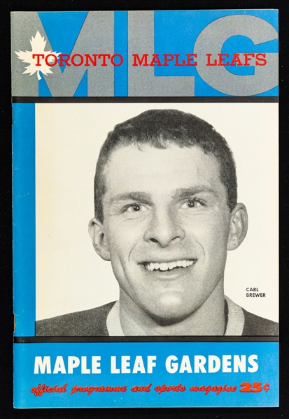 April 14th 1960 Stanley Cup Finals Game #4 Maple Leafs Gardens Program - Toronto Maple Leafs vs Montreal Canadiens - Cup-Winning Game! - Montreal Canadiens 5th Consecutive Stanley Cup!