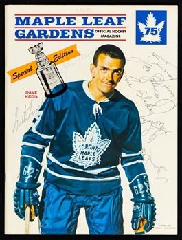 May 2nd 1967 Stanley Cup Finals Game #6 Maple Leafs Gardens Program - Toronto Maple Leafs vs Montreal Canadiens - Cup-Winning Game! 