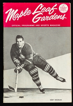 April 18th 1963 Stanley Cup Finals Game #5 Maple Leafs Gardens Program - Toronto Maple Leafs vs Detroit Red Wings - Cup-Winning Game! 