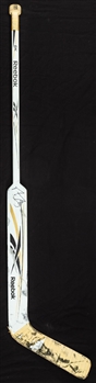 Marc-Andre Fleurys Mid-to-Late-2000s Pittsburgh Penguins Signed Reebok 6K Game-Used Stick