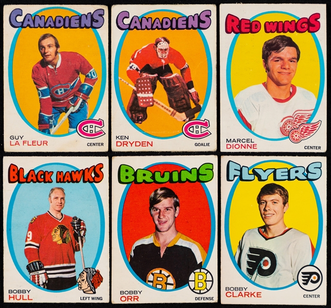 1971-72 O-Pee-Chee Hockey Complete 264-Card Set