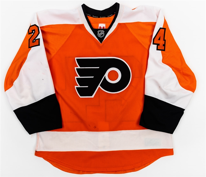 Matt Read’s 2011-12 Philadelphia Flyers Game-Worn Rookie Season Jersey with Team LOA