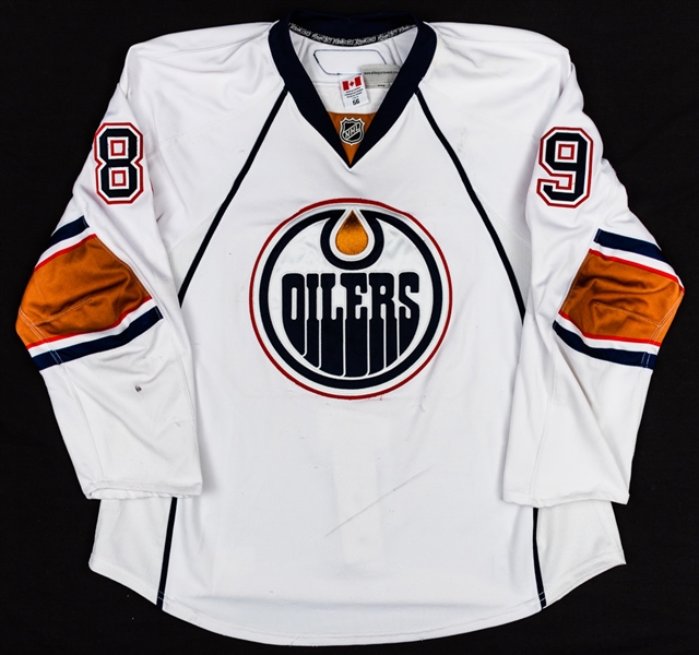 Sam Gagner’s 2011-11 Edmonton Oilers Game-Worn Jersey with Team LOA