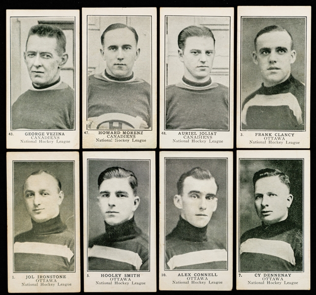 1924-25 William Paterson V145-2 Hockey Complete 60-Card Set