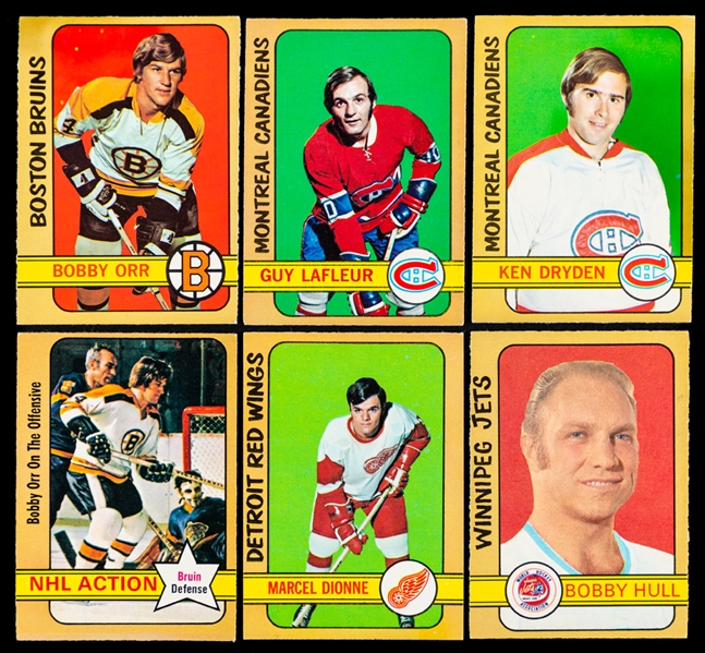 1972-73 O-Pee-Chee Hockey Complete 341-Card Set