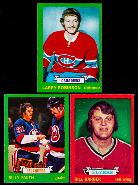 1973-74 O-Pee-Chee Hockey Complete 264-Card Set (All White Backs)