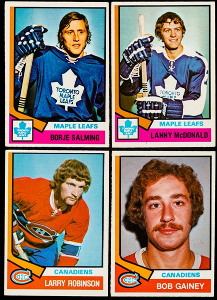 1974-75 O-Pee-Chee Hockey Complete 396-Card Set