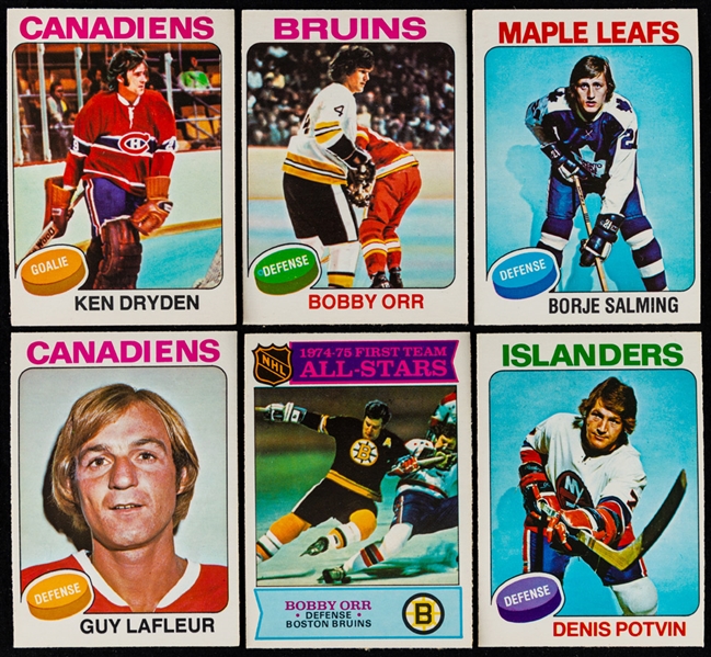 1975-76 and 1976-77 O-Pee-Chee Hockey Complete Sets