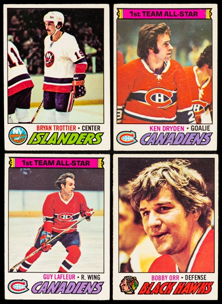 1977-78 and 1978-79 O-Pee-Chee Hockey Complete Sets