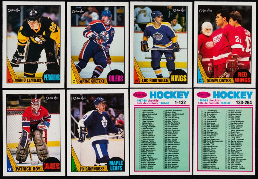 1987-88 (2), 1988-89 (3) and 1990-91 O-Pee-Chee Hockey Complete Sets