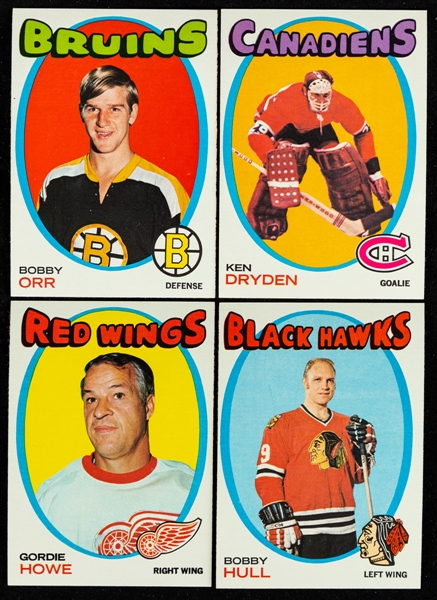 1971-72 Topps Hockey Complete Mid-to-High-Grade 132-Card Set