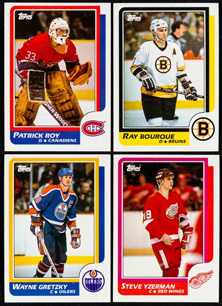 1986-87, 1987-88 and 1988-89 Topps Hockey Complete Sets