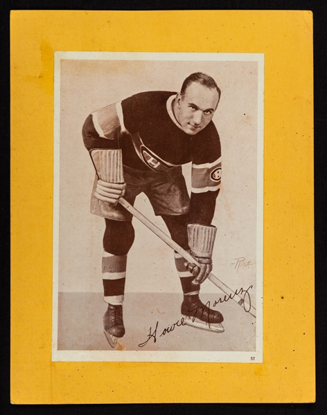 1935-40 Crown Brand Hockey Photo #57 HOFer Howie Morenz Plus Bee Hive Photos (21)
