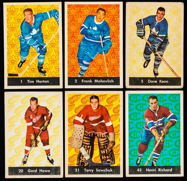 1961-62 Parkhurst Hockey Card Starter Set (43/51)