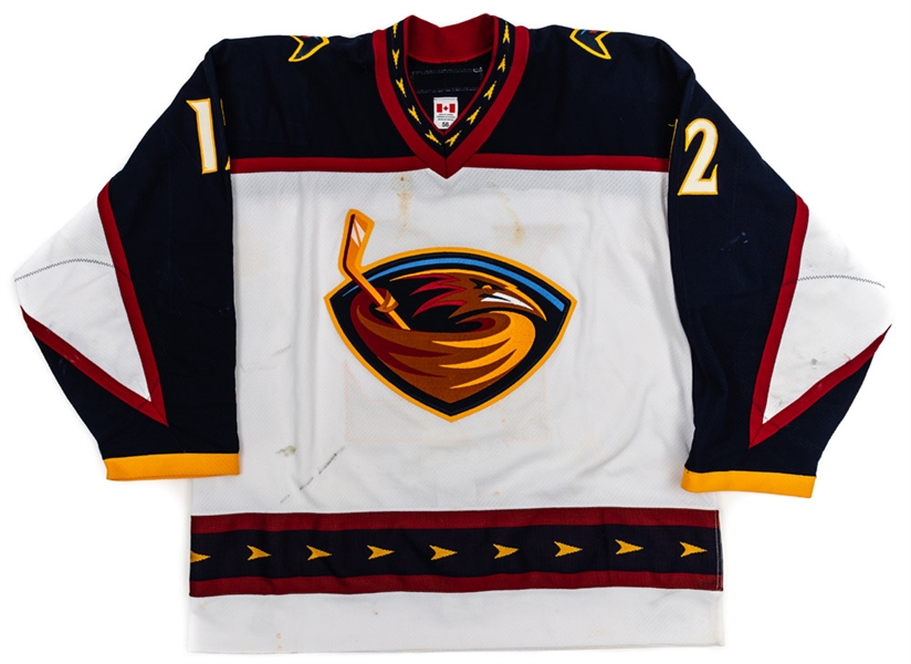 Bill Lindsay’s 2003-04 Atlanta Thrashers Game-Worn Pre-Season Jersey with LOA