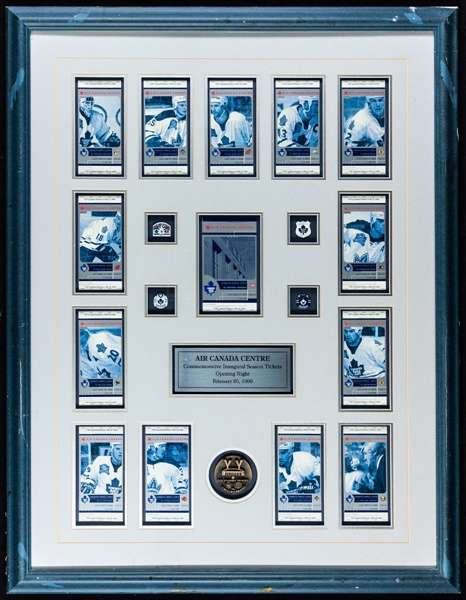 Air Canada Centre Limited-Edition Inaugural Season V.I.P. Ticket Framed Display (31 ¼” x 40 ¼”)