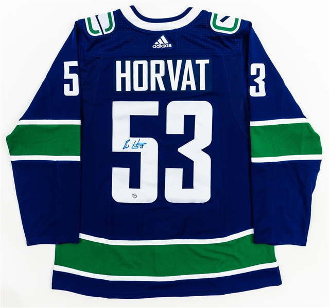 Bo Horvat Signed Vancouver Canucks Captains Jersey with COA