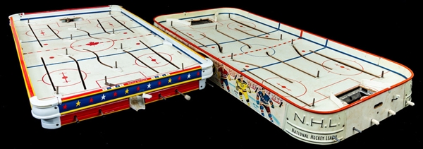 Vintage Circa-1960’s Simpsons-Sears “All-Star Hockey” and Eagle “NHL Power Play” Table Top Hockey Games Collection of 2 