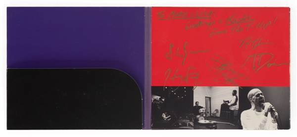 "The Tragically Hip" Downie, Baker, Langlois, Sinclair and Fay Signed "Live Between Us" CD Album with Letter from Paul Langlois and Concert Ticket Stub with JSA Auction LOA