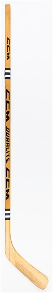 Bobby Smiths 1981 Canada Cup Game-Issued CCM Stick Team Signed by Team Canada with Classic Auctions LOA