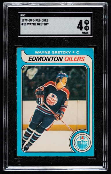 1979-80 O-Pee-Chee Hockey Complete 396-Card Set with Graded Cards (77) Including #18 HOFer Wayne Gretzky Rookie Card (Graded SGC 4)