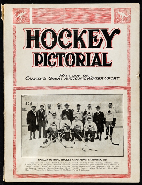 Scarce 1924 CCM Hockey Pictorial Book with Over 200 Team Photos! - The Brent Sobie Antique Hockey and Baseball Collection
