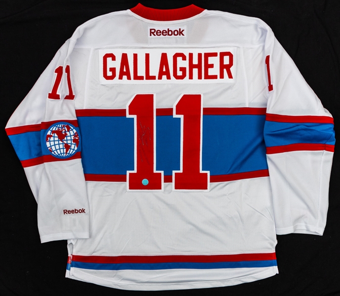 Brendan Gallagher Signed 2016 Winter Classic Montreal Canadiens Jersey with COA