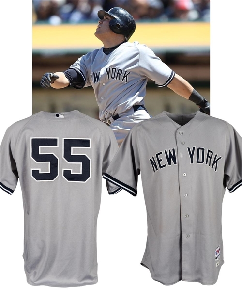 Russell Martin’s 2011 New York Yankees Game-Worn Jersey with Yankees/Steiner LOA
